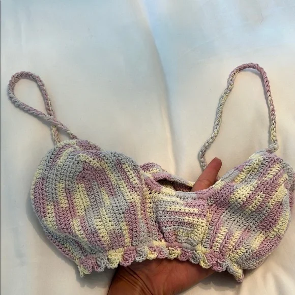 Multicolor Knit Two-Piece Set - Picture 4 of 5